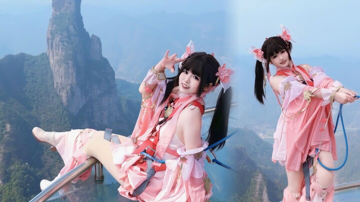 【Qiuqiu】Sentiments Amid Falling Flowers | Super Awkward Challenge at the Scenic Area!