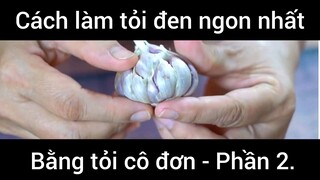 Cách làm tỏi đen ngon nhất bằng tỏi cô đơn #2
