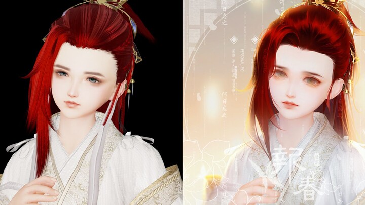 [Transfer to hand-painted] A 6 red Zhengtai's hand-painted process