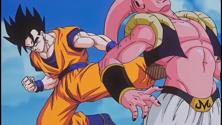 Father and son team up: Kakarot vs. Majin Bu — the animation is really cool, isn’t it?