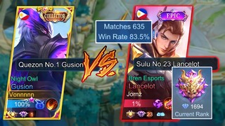 GUSION ULTRA FASTHAND VS LANCELOT UNLI DASH🔥 Pro Player Highpoints vs Underrated Gusion