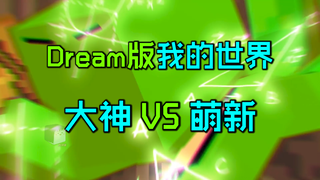 Dream版我的世界大神VS萌新：差距也就亿点点