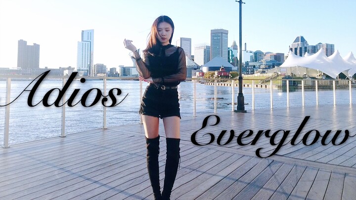 The battle song rises from the attic! EVERGLOW "Adios" 2P practice room live recording
