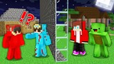 MEGA BUILD CHALLENGE - OMZ EXE & CASH EXE vs JJ & MIKEY in Minecraft Maizen