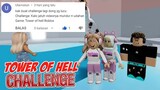 Challenge Roblox Tower of Hell - Kalo Jatuh Video nya Mundur #NafFidelaSquadChallenge 1