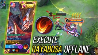 EXECUTE HAYABUSA OFFLANE | SOLO QUEUE HARD CARRY | AE RYLLES