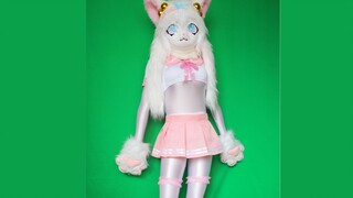 白底粉色水手服猫猫
