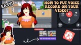 HOW TO PUT VOICE RECORD ON YOUR VIDEO (TUTORIAL) || SAKURA SCHOOL SIMULATOR (Angelo Official)