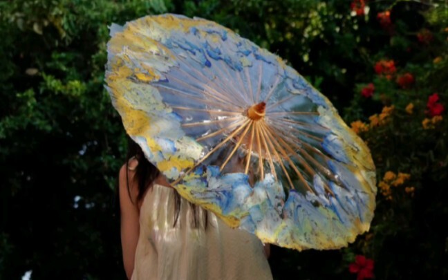 I made a water umbrella before, and today I am making an umbrella again~