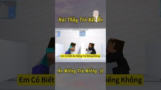 Hai Thầy Trò Bất Ổn Ăn Miếng Trả Miếng Trong Nhà Vệ Sinh 🤣 #shorts