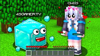 เมื่อ!! ผมลองมาแปลงร่างเป็นบล็อคไดม่อน... ช่วยแฟนเอาชีวิตรอด!! 💎 (Minecraft)