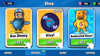How to Get *FREE* VINYL & BEDAZZLED BEAST SPECIAL SKIN - Stumble Guys