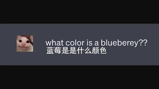 突击检查蓝莓是橘色还是黄色