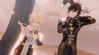 [Genshin Impact MMD]Sand Planet [Liyue Sky/Zhongli]