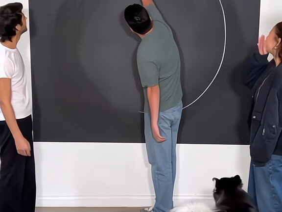 谁能徒手画出最接近标准的圆