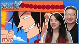 ACE'S POWER IS INSANE!!! | ONE PIECE Episode 95 Couples Reaction & Discussion