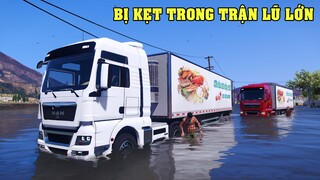 GTA 5 Xe Đầu Kéo Chở King Crab Đi Giao Bất Ngờ Bị Trận Lũ Lớn Càng Quét Mắc Kẹt Tại Vùng Quê Bất Ổn
