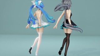 [MMD/Love Cycle] Hatsune + Luo Tianyi, double happiness.