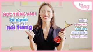 Tớ Luyện Nói Tiếng Anh như Sao US-UK thế nào? | Learn from Grammy speeches | VyVocab Ep.84 Khánh Vy