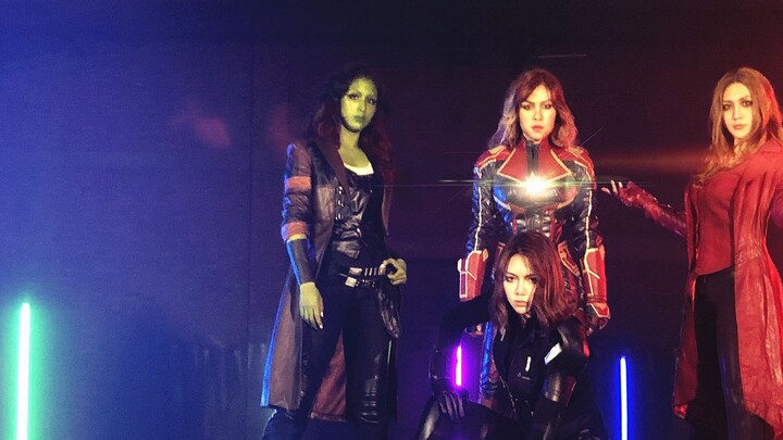 Tribute to Marvel[Love U 3000]True.Liên đoàn phụ nữ Giết tình yêu này Bìa phiên bản cos của Avengers