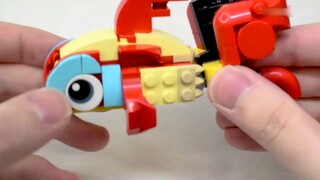 Use Lego sets to build Pokémon: Ancient Jade Fish [Set Modification]