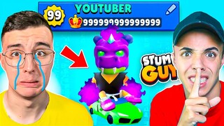 YOUTUBER me REGALA su CUENTA de STUMBLE GUYS y ESCONDIA ESTO... 😱