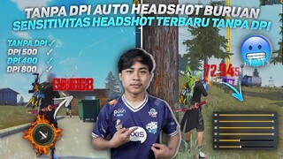 TANPA DPI !! SENSITIVITAS HEADSHOT FREEFIRE TERBARU SETELAH UPDATE 2022. | 100% HEADSHOT NO DPI HP🎯