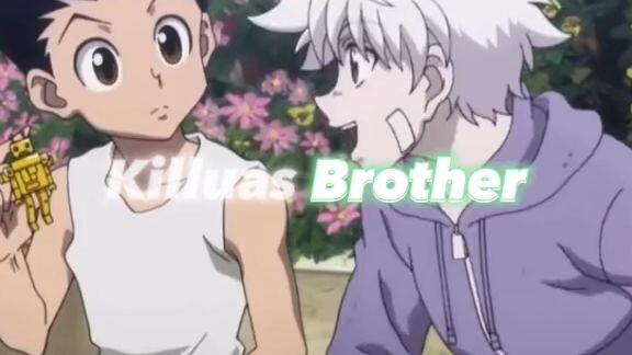 killuas brother is gon 🫶☺️