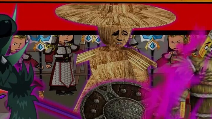 Chúng tôi, những người chơi ở cổng thành, đang vui vẻ thì bị đội trưởng Lưu vệ đến phá hỏng cuộc vui