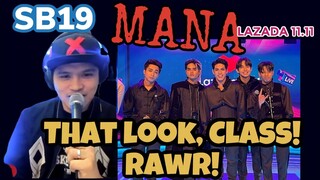 SB19 - MANA  - LIVE PERFORMANCE on LAZADA 11.11 2021 | REACTION