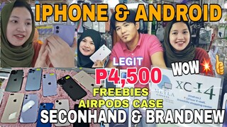 PRESYO ng IPHONE AT ANDROID NGAYONG APRIL 2023,FREEBIES AIRPODS CASE LEGIT sa GREENHILLS