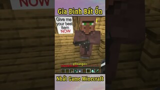 Gia Đình Bất Ổn Nhất Minecraft 🤣 #shorts