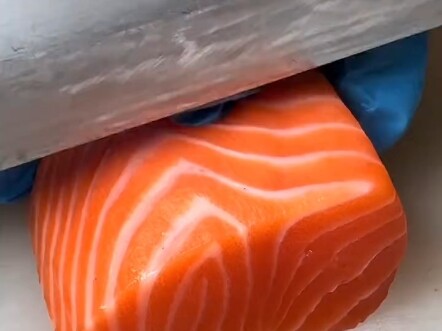 Immersive Salmon Slicing (ASMR)