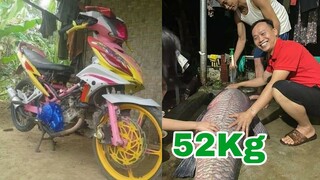 Top comment hài khi bắt được con cá 52Kg .