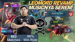 LEOMORD REVAMP GILA KEREN BANGET SI MODE BANTAI !! WINRATE 86% ! R7 LEOMORD - MOBILE LEGENDS