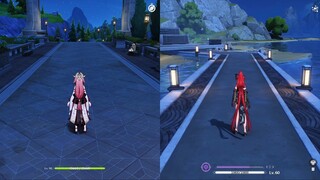 Yae Miko vs Yinlin! Gameplay Comparison