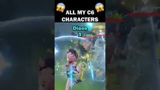 ALL My C6 Characters in Genshin Impact 😲