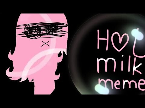 Hot milk meme -gacha club- (not mine background)