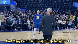 How Many Points Will Steph Drop Tonight?