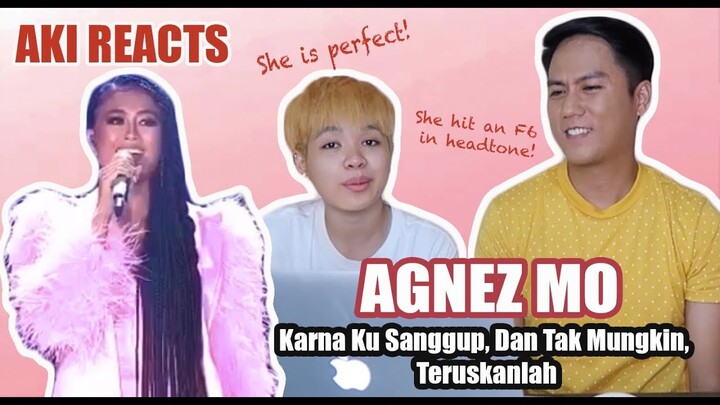 Aki Reacts || Agnez Mo - Karna Ku Sanggup, Dan Tak Mungkin, Teruskanlah