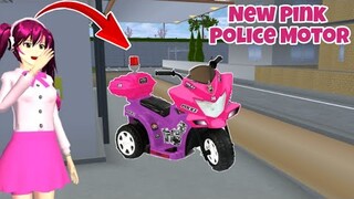 NEW PINK POLICE MOTOR | Sakura School Simulator | Gweyc Gaming