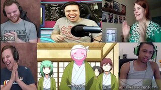 ASSASSINATION CLASSROOM EPISODE 8 REACTION MASHUP!!