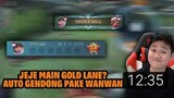 INI HERO GOLD LANE YANG PALING KUAT DI MYTHIC TINGGI SEKARANG! LATE GAME AUTO WIN - Mobile Legends