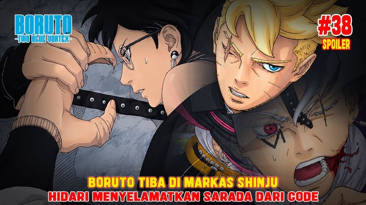[SPOILER] BORUTO TIBA❗HIDARI MENYELAMATKAN SARADA DARI CODE❗BORUTO TWO BLUE VORTEX CHAPTER 38❗