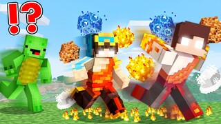 AVATAR JJ & Cash Speedrunner  VS Hunter - in Minecraft Maizen JJ and mikey (Nico & Cash Omz)