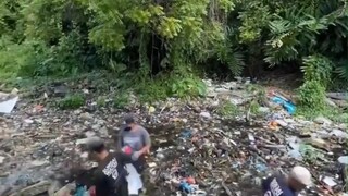 巴厘岛上一片满是垃圾的红树林，100人2个月才清理干净