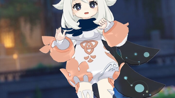 [Genshin Impact /MMD] Paimon's after-meal exercise
