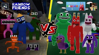 Garten of Banban 2 VS Roblox Rainbow Friends [Minecraft PE] Banban's  REVENGE!
