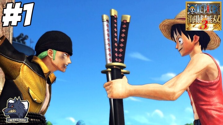 Pertemuan pertamakali Luffy dengan Zoro - One Piece: Pirate Warriors 3 Indonesia #1