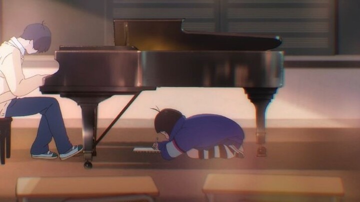 [Animation/Yamada Naoko] He's playing the tune of the song